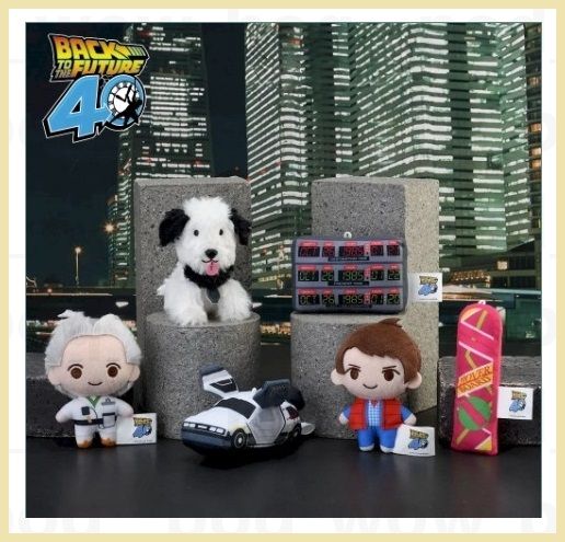 バックトゥザフューチャー マスコット モチーフコレクション 全6種 マーティ ドク 他 BACK TO THE FUTURE
