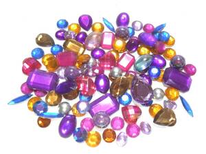  deco parts MIX* large grain * Arabia n Night { purple }*100 bead 