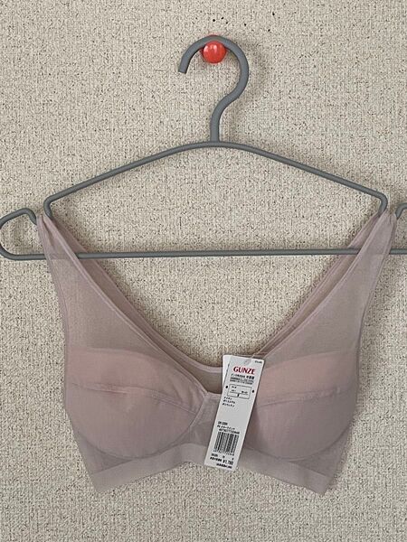 GUNZE グンゼ ハーフトップブラ ノンワイヤー Mサイズ タグ付き