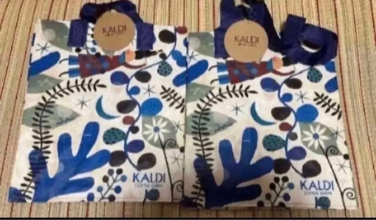 カルディ KALDI エコバッグ オトノハ カルディコーヒーファーム エコバック　未使用　２枚