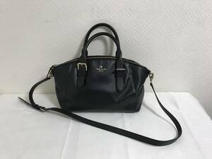  genuine article Kate Spade katespade original leather 2way Mini Boston business shoulder bag tote bag black black lady's travel travel 