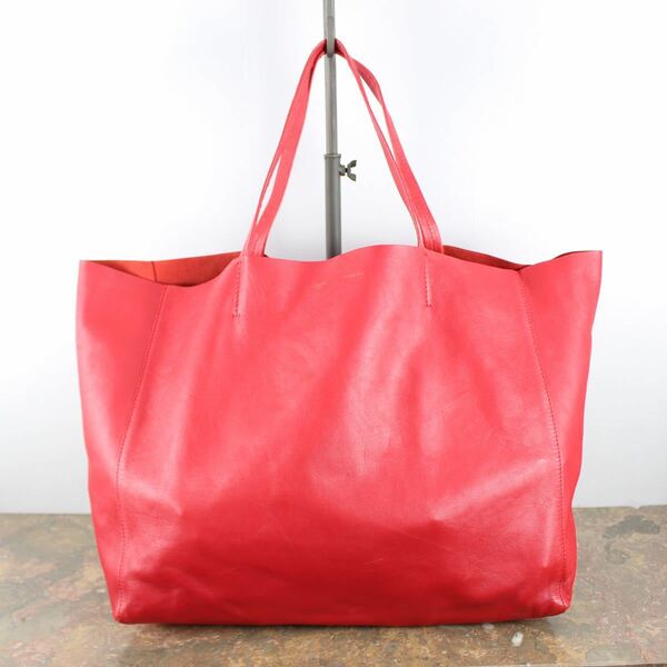CELINE LEATHER TOTE BAG MADE IN ITALY/セリーヌカバホリゾンタルレザートートバッグ