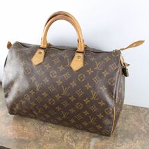 LOUIS VUITTON M41524 MB0991 SPEEDY MONOGRAM PATTERNED BOSTON BAG ルイヴィトンスピーディ35モノグラム柄ボストンバッグ_画像3