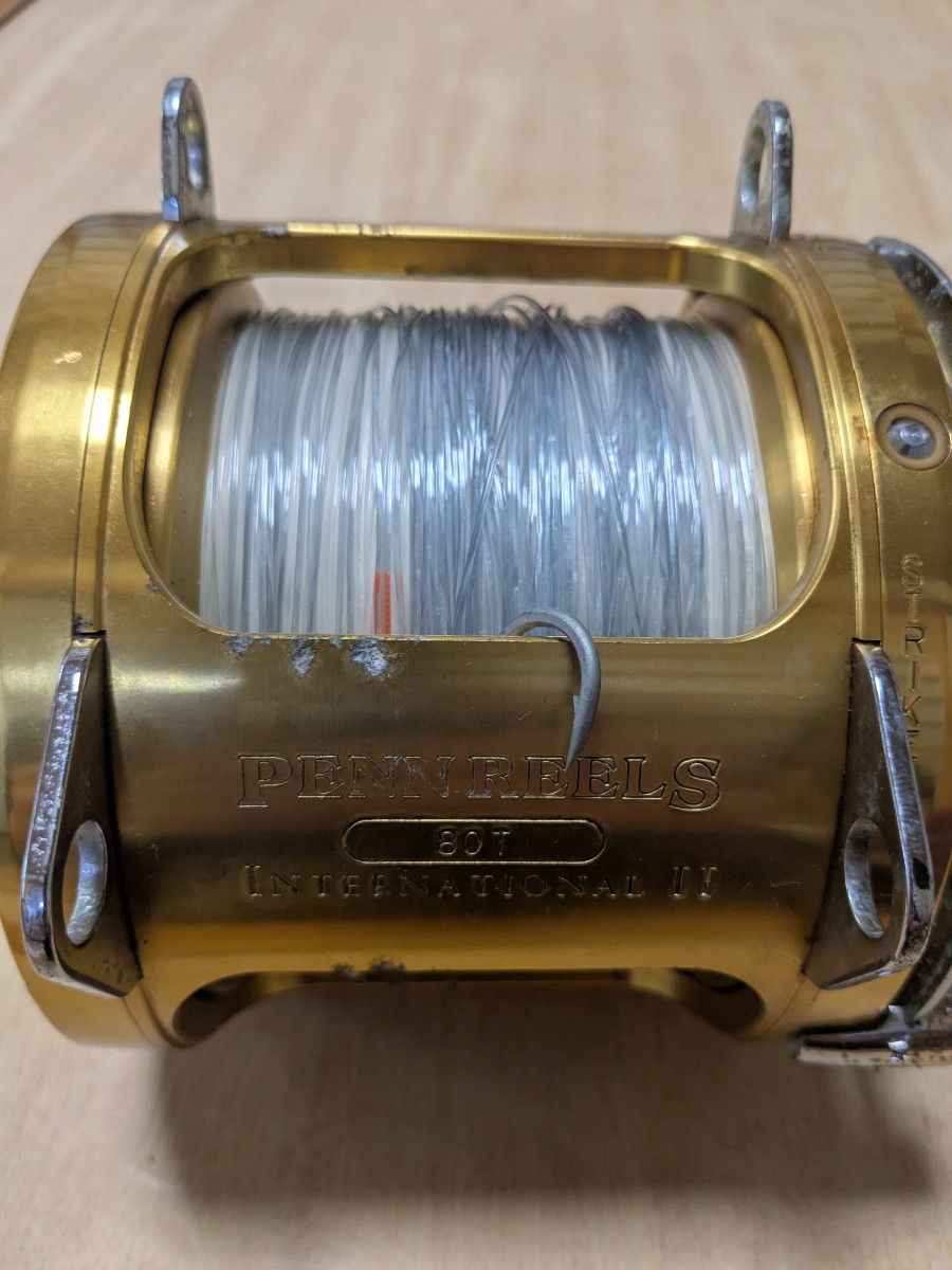 PENN REELS INTERNATIONAL II 80T 釣り リール ゴールド