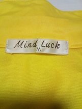 売り切り！！！☆マインドラック☆Mind Luck☆トラックジャケット☆M☆イエロー☆ジップアップ☆ジャージ☆スポーティー☆タイガースカラー_画像5