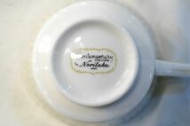 ○美品 ノリタケ Noritake Conttmporary コンテンポラリー 花柄 金縁 カップ&ソーサー 2客 D1789_画像3