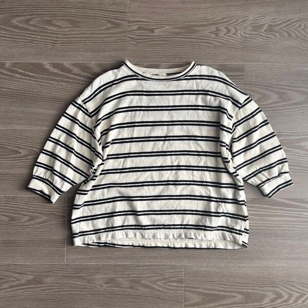 韓国子供服 jejeunosity ボーダー カットソー 長袖 Tシャツ xs