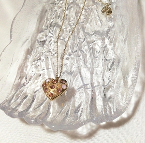 Goldene Herz-Rosa-Perlen-Halskette, Anhänger, Halsband, Schmuck-Interieur, Damenaccessoires, Halskette, Anhänger, Andere