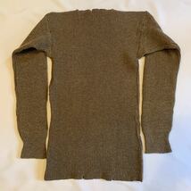 40s SWEDISH MILITARY M39 SWEATER KNIT ヴィンテージ ビンテージ スウェーデン ミリタリーセーター ニット DEAD STOCK NOS 30s 未使用品_画像2