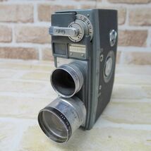 K236 昭和レトロ 手巻き式 8ミリカメラ ELMO 8ｍｍ ジャンク パーツ ELMO 8-V Size約：幅5×高さ13×奥行13cm/60_画像1