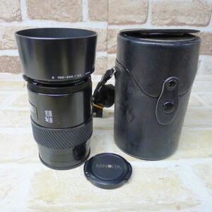 k245 カメラレンズ MIOLTA AF ZOOM 100-200㎜ 1：4.5 Size約：幅7×高さ12×奥行7cm/60