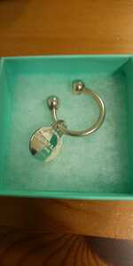  Tiffany TIFFANY&Co TIFFANY кольцо для ключей раунд бирка брелок для ключа очарование кольцо для ключей возврат tu раунд бирка серебряный 