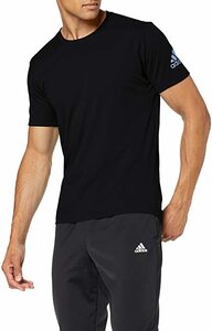 新品 アディダス adidas climachill2.0 エアーフローTシャツ 半袖Tシャツ Mサイズ ロゴ 黒 ブラック 春夏用 スポーツ 丸首 運動用 メンズ