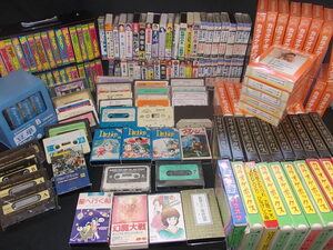 [ cassette tape set sale ] song bending enka nursery rhyme western-style music anime bending karaoke 8 truck etc. used 