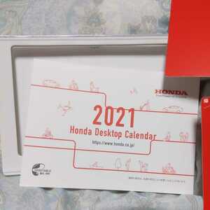  Honda with logo desk calendar [2021 year ] conclusion of a contract memory ( not for sale ) hard-to-find 