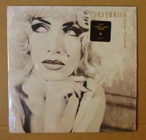 EURYTHMICS「SAVAGE」米ORIG [半透明盤] ステッカー有シュリンク美品