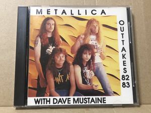  hard-to-find Metallica [Outtakes 82-83 Metallica with Dave Mustaine] postage 185 jpy Megadeth mega tes