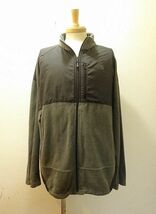 THE NORTH FACE ノースフェイス 配色 ラグラン ナイロン×フリース ジャケット アウトドア (XL) グレー_画像1