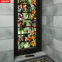 フィルム ステッカー ステンドグラス風 窓 ウィンドウ 遮熱 プライバシー保護 バスルーム キッチン リビング 60cmx100_画像1