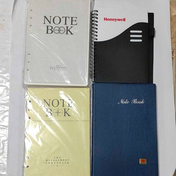 新品未使用 海外ノート メモ帳 リフィル 4冊セット