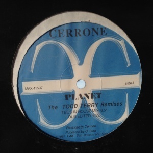 12inchレコード CERRONE / PLANET (THE TODD TERRY REMIXES)