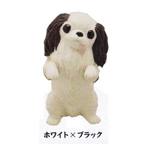 狆の鎮々 ちんのちんちん -JAPANESE Chin- ホワイト×ブラック キタンクラブ ガチャポン いぬ イヌ 犬 フィギュア チン