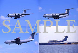 FR【航空機写真】Ｌ版４枚　インド空軍　イリューシン45　那覇空港