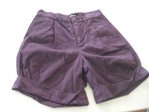  прекрасный товар ZUCCA шорты фиолетовый M