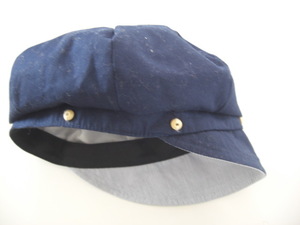 не использовался East Boy кепка hunting cap шапочка темно-синий M примерно 