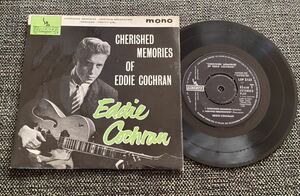 Eddie Cochran 1963 UK Press 7ep Cherished Memories Of Eddie Cochran ロカビリー Nervous Breakdown