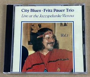 【CD】FRITZ PAUER／CITY BLUES《輸入盤》フリッツ パウアー《1991年 オーストリア ピアノトリオ》