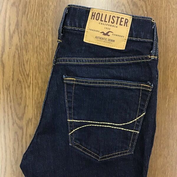 【M025】HOLLISTER W28 L30 ストレッチ ジーンズ ジーパン デニムパンツ レディース ブランド古着 ホリスター 送料無料