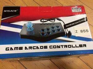 GAME ARCADE CONTROLLER NYGACN NJP-308 usded 4 in 1 for smart TV P3 P2 USB win 2000 XP 7 8 10 ゲーム アーケード コントローラー 中古