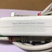 APPLEアップル ACアダプタ A1172 18.5v-4.6A 85W / 16.5 v―3.6A/100 - 240V 50 - 60HZ 【ACアダプタ】【ノート用】中古動作品SHA646_画像4