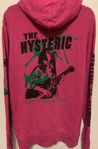 ★値下げ交渉あり★ ヒステリックグラマー WILD CHILDギターガールパーカー★L1419 美品 バックプリント hysteric glamour 名作 値下げ