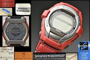 【CASIO カシオ G-SHOCK】Gクール ユナイテッドアローズ限定 ANTWERPモデル 赤 GT-000AB-7 anneliess braecman UNITED ARROWSの商品画像