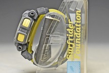 【CASIO カシオ G-SHOCK】X-treme Surfrider Foundation タイプ DW-9000SR-9T グレー 説明書 ケース付 ELバックライト_画像6