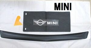 【特価品】MINI ミニクーパー カーボンファイバー トランク リアバンパー 保護ステッカー
