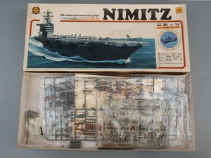 1/800 OTAKI オータキ USS CVN-68 米海軍 NIMITZ ニミッツ 中途組み立て品 旧キット