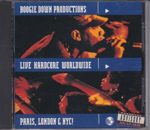 中古CD■HIPHOP■BOOGIE DOWN PRODUCTIONS／Live Hardcore Worldwide／1991年／ライブ盤■KRS-ONE, ブギ・ダウン・プロダクションズ