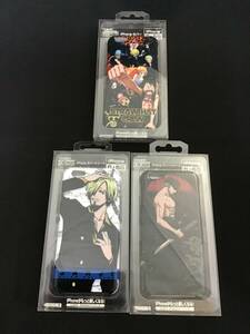 【未開封】ONE PIECE ワンピース　iPhoneカバーシリーズ　スマホケース　3種　ゾロ　サンジ　フィルムゴールド　コスパ