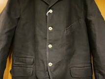 FREEWHEELERS ( フリーホイーラーズ ) JACKSON COAT （ ジャクソンコート ）size42 YARN-DYED MOLESKIN DEEP BLACK (ディープブラック)_画像4