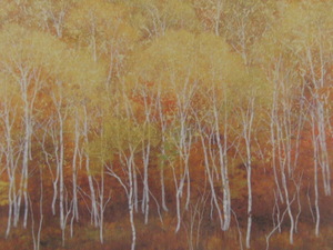 Art hand Auction Tsuneyo Suzuki, [Colores de otoño], De una rara colección de arte enmarcado., Nuevo marco incluido, En buena condición, gastos de envío incluidos, Cuadro, Pintura al óleo, Naturaleza, Pintura de paisaje