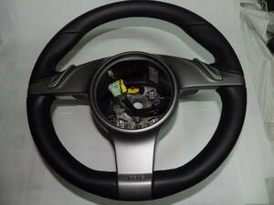  beautiful goods Porsche 997 original leather steering whee real leather steering wheel black 
