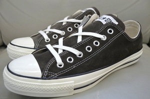 新品未使用 CONVERSE コンバース SUEDE ALL STAR US OX U.S. ORIGINATOR スエード レザー 1CL709 チャコール 12,100円 送料無料 US8.5