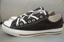 新品未使用 CONVERSE コンバース SUEDE ALL STAR US OX U.S. ORIGINATOR 送料無料 スエード レザー 1CL709 チャコール 12100円 27.5センチ_画像3