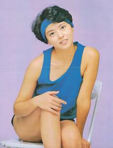 綴じ込み付録　小泉今日子　両面ピンナップ　撮影・北原美喜男　1985年