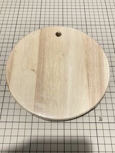  dishmat wooden wooden saucepan . circle shape simple unused natural tree 18. thickness 1.6. plain wood free shipping 