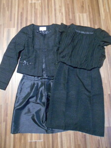 *.. type suit 3 point set *7 number ~9 number dress & bolero & knees on skirt postage 510 jpy graduation ceremony formal suit 