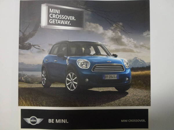 <送料込 匿名取引> BMW MINI CROSSOVER カタログ 2011年1月発行 価格表付オプションカタログ付属